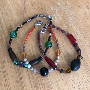 Beaded bracelets colorful simple popular gifts